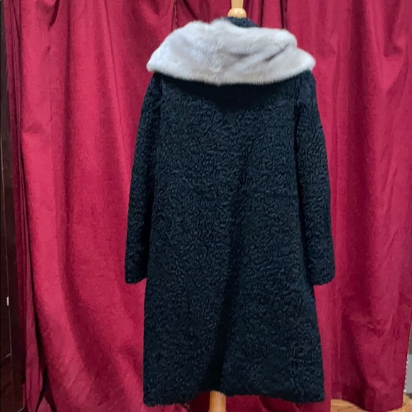 Vintage Persian Lamb and mink swing coat - Picture 3 of 14
